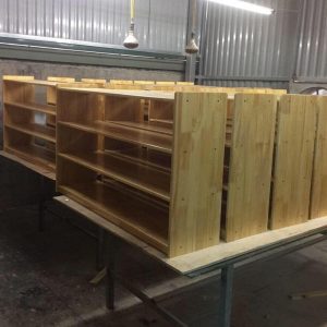 Kệ sách, kệ đựng đồ 4 tầng 3 khoang