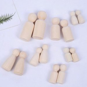 Set 12 búp bê gỗ